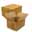 09590044: Caisse Carton Simple Cannelure 18 x 13 x 12 cm 1pc