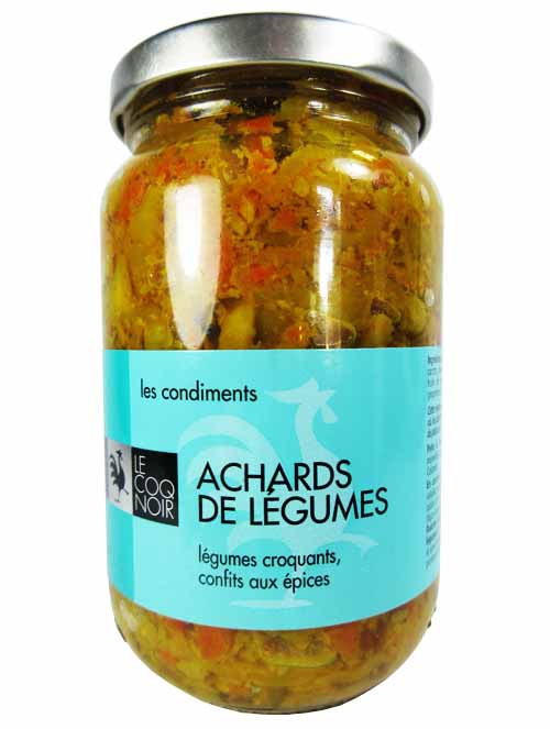 Achards de Légumes Le Coq Noir bocal 340g => CONDIMENTS