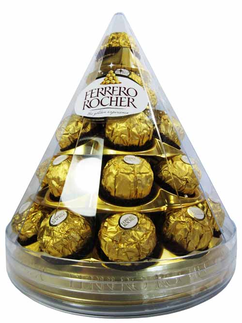 Chocolat Ferrero Rocher T28 cône 28pc 350g => CONFISERIE