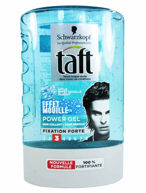 Gel Coiffant Effet Mouillé TAFT Schwarzkopf bleu etui 300ml => DROGUERIE